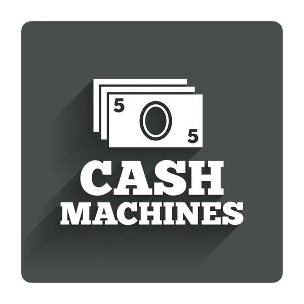 Icône Cash Machines . — Image vectorielle