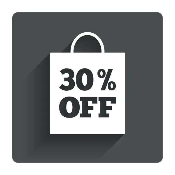 30 percent sale bag — Stock Vector