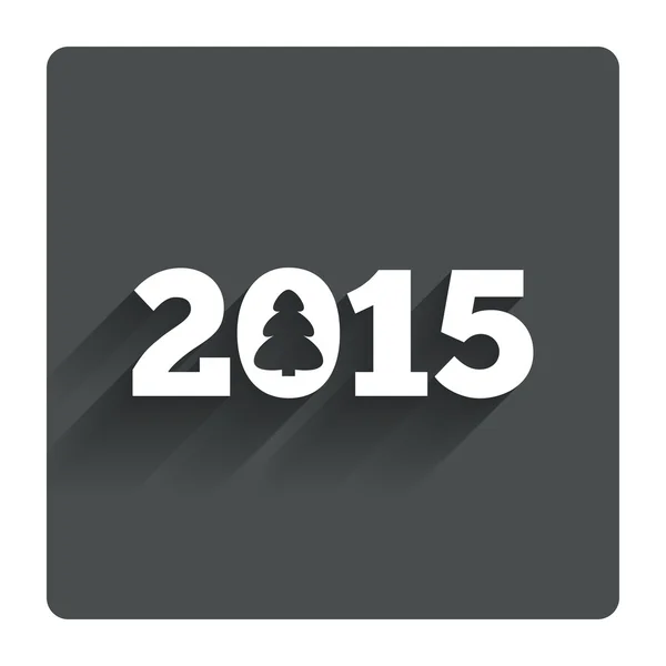 Felice anno nuovo 2015 segno — Vettoriale Stock