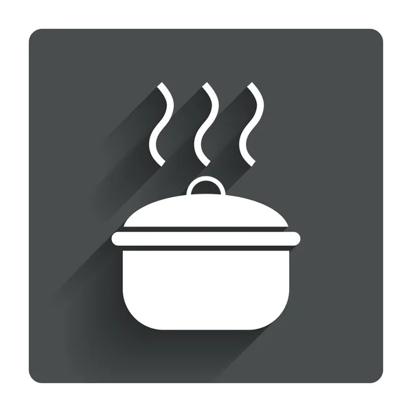 Cooking pan icon. — Stock Vector