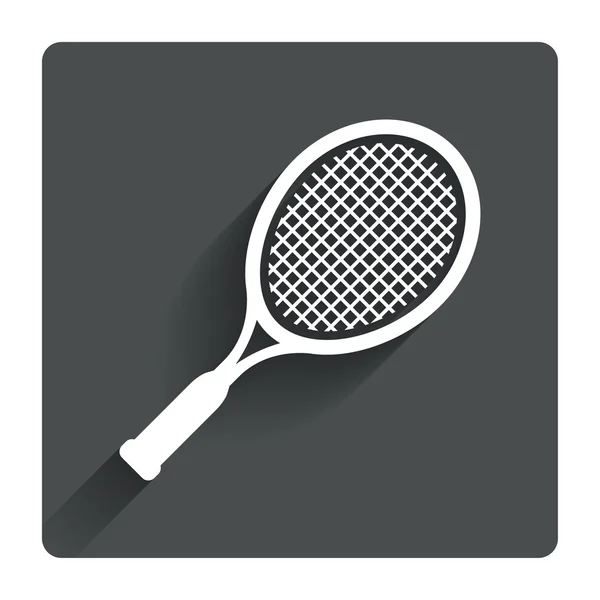 Tennisracket ikon. — Stock vektor