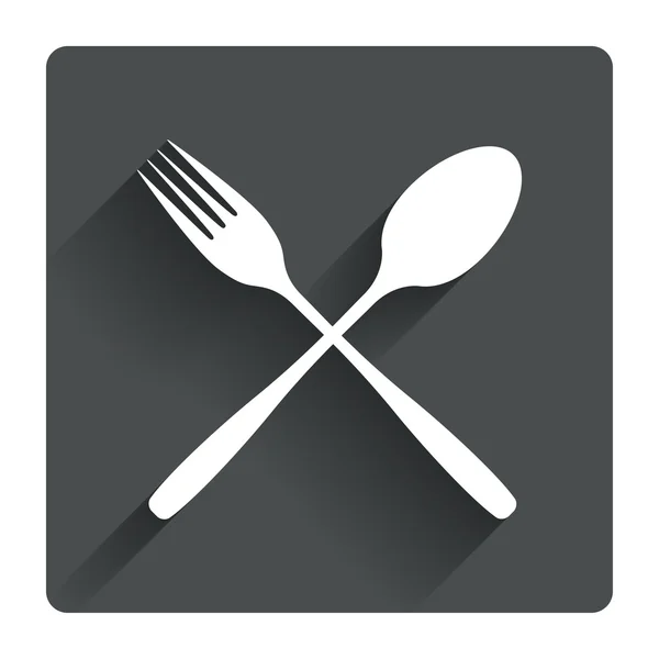叉子和勺子. — 图库矢量图片