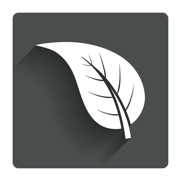 Leaf-ikonen. — Stock vektor