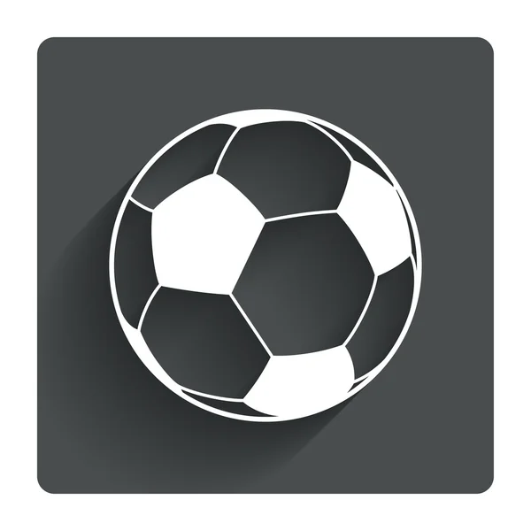 Futbol topu simgesi. — Stok Vektör
