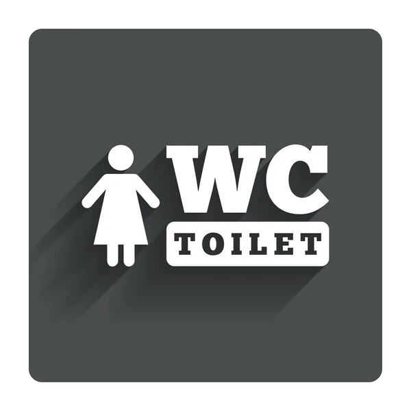 WC női WC jele — Stock Vector