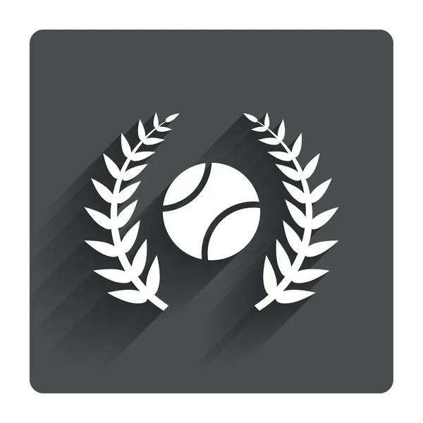 Tenis piłka znak — Wektor stockowy