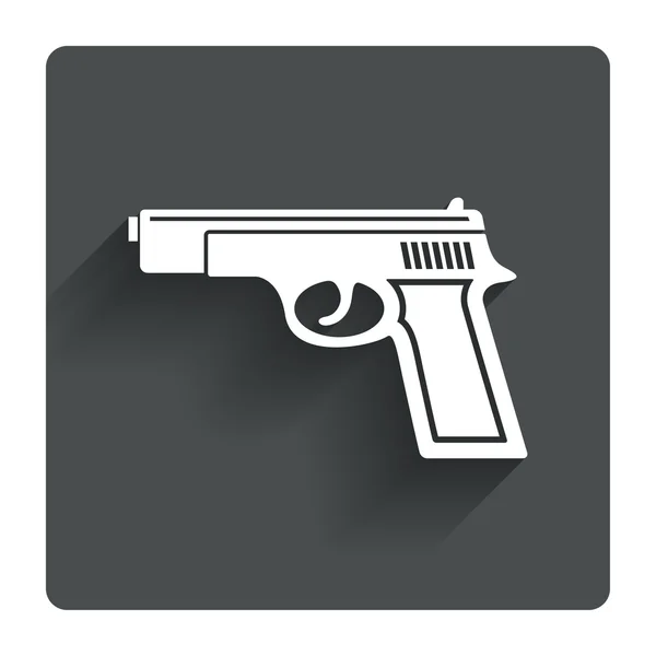 Pistool teken — Stockvector