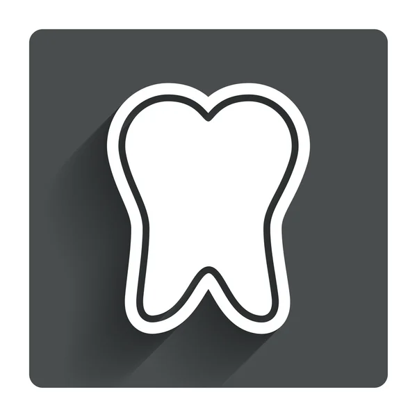 Señal de protección de esmalte dental — Vector de stock