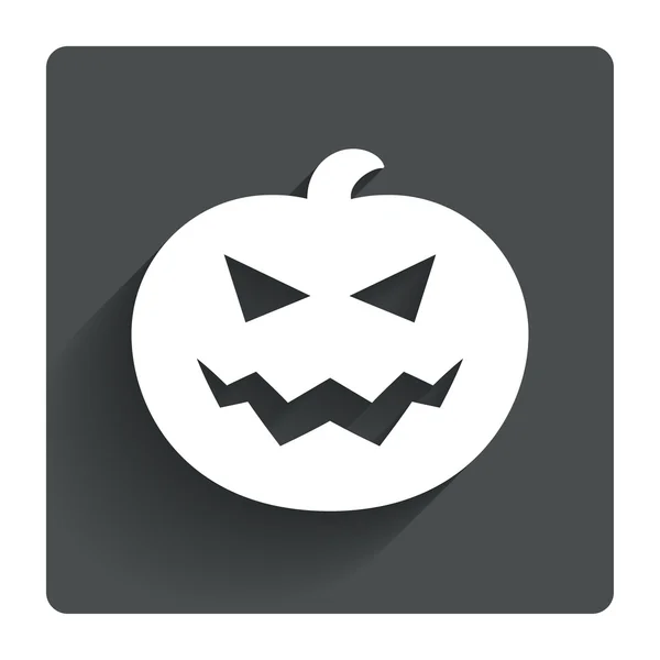 Znak Halloween dynia — Wektor stockowy