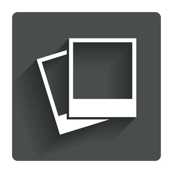 Photo frames template icon. — Stock Vector