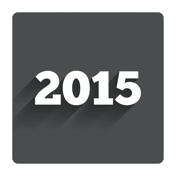 Happy new year 2015 icon. — Stock Vector