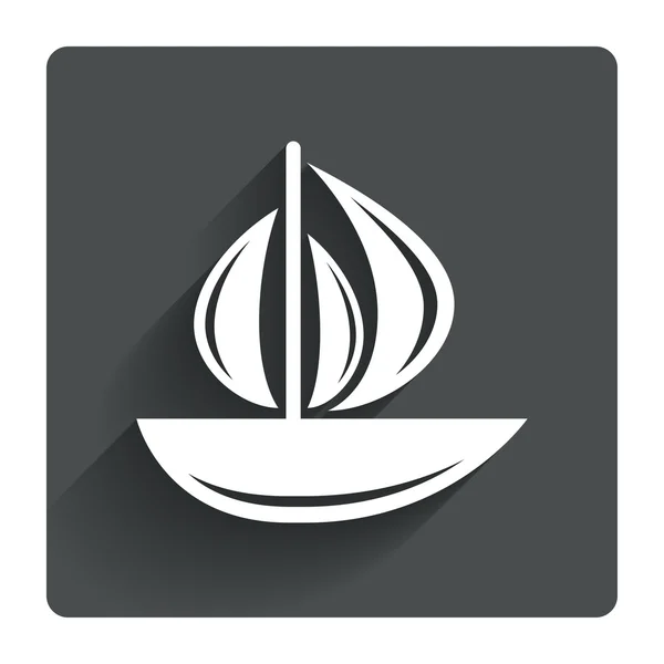 Sail boat icon. — Stock Vector