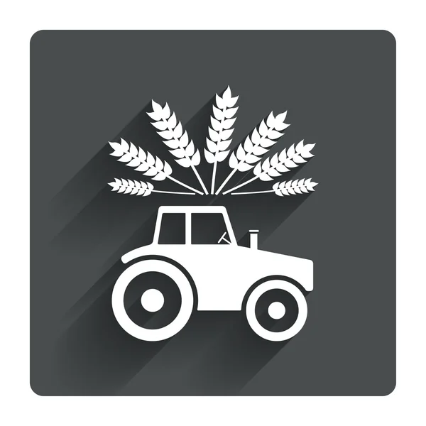 Tractor sign — Stock Vector