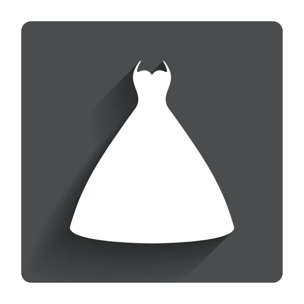 Hochzeitskleid — Stockvektor