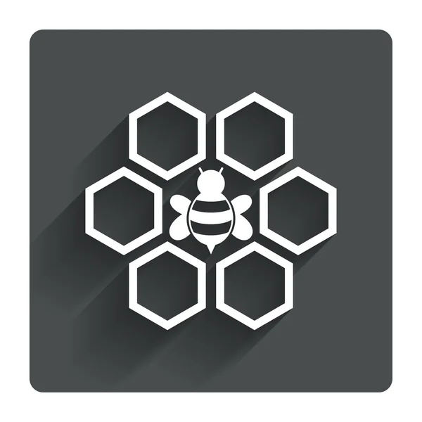Honeycomb sign — Stock Vector