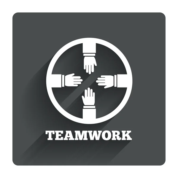 Teamwork icon. — Stock Vector