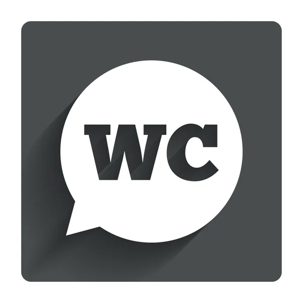 WC signo de inodoro — Archivo Imágenes Vectoriales