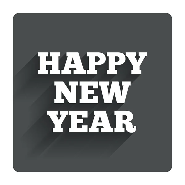 Šťastný nový rok ikona. — Stockový vektor