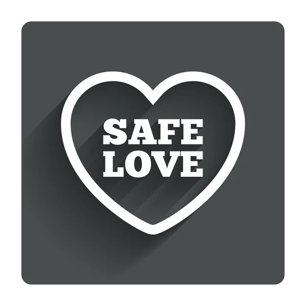 Safe love sign — Stock Vector