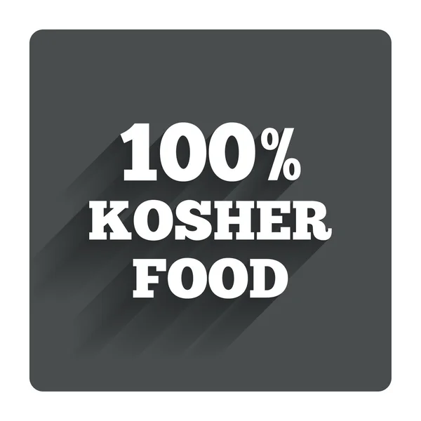 Icône de produit alimentaire casher . — Image vectorielle