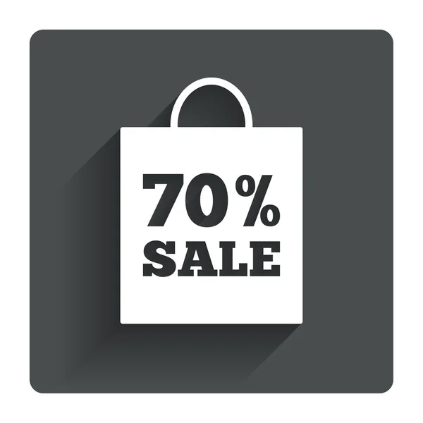 70 procent verkoop tas — Stockvector