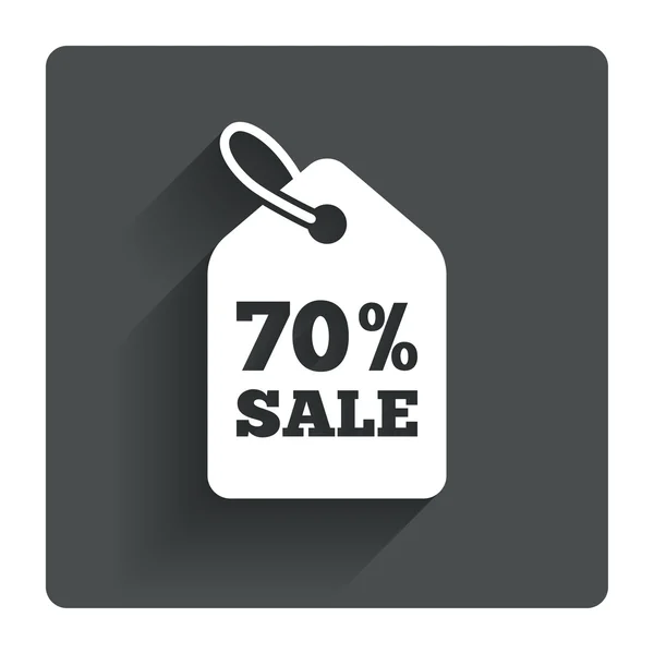70 procent verkoopprijs — Stockvector