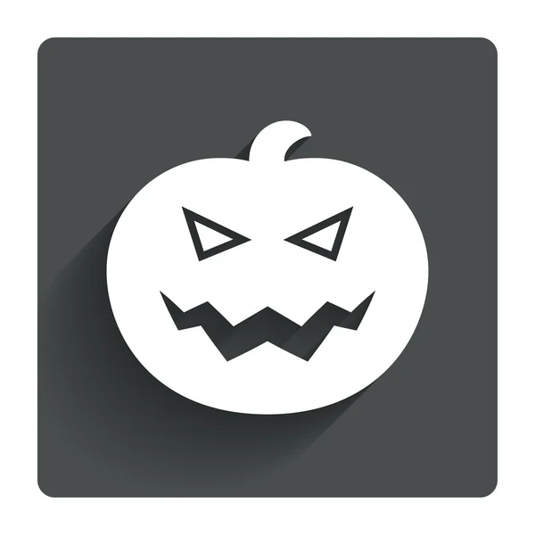 Signe de citrouille Halloween — Image vectorielle