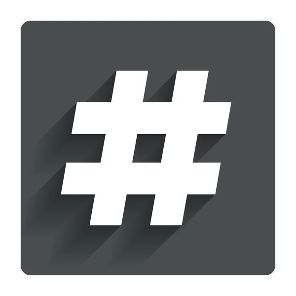 Signo de hashtag — Vector de stock