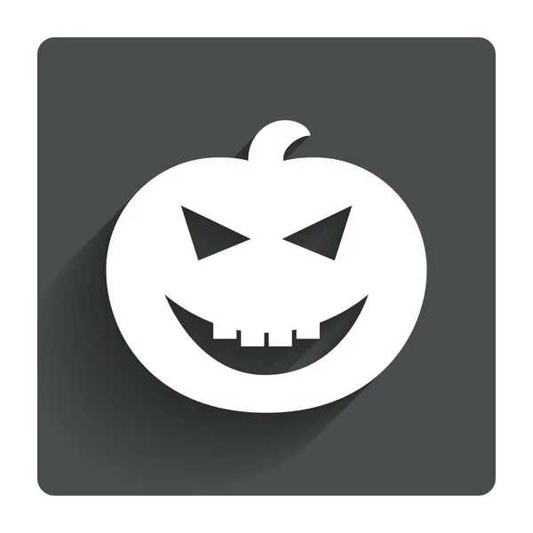 Znak Halloween dynia — Wektor stockowy