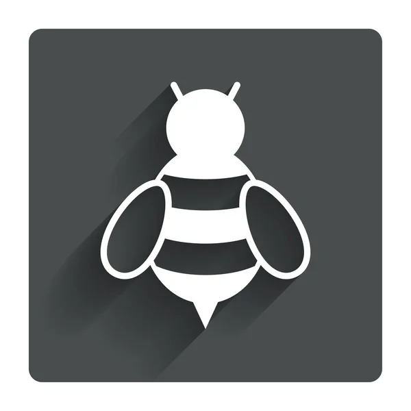 Icono de abeja . — Vector de stock