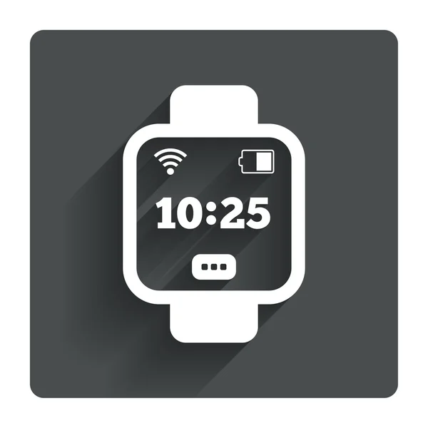 Smart Watch-klocka tecken — Stock vektor