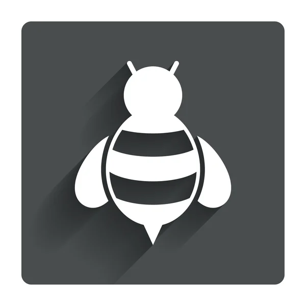 Μέλισσα εικονίδιο. — Διανυσματικό Αρχείο