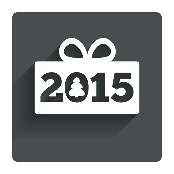 Gott nytt år 2015 ikonen. — Stock vektor