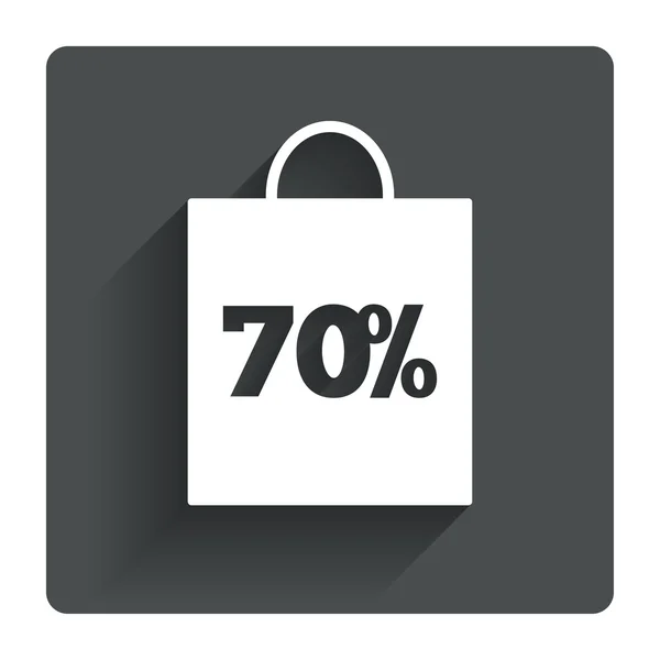 70 procent verkoop tas — Stockvector