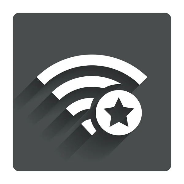 Ulubiony symbol Wi-fi. — Wektor stockowy