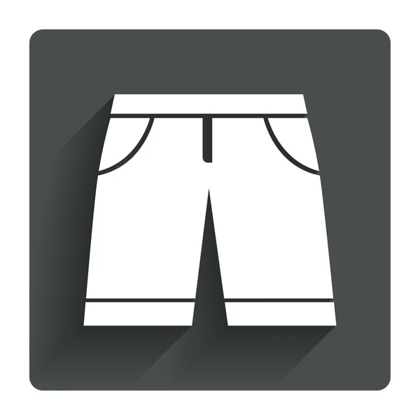 Bermudas de hombre signo — Vector de stock