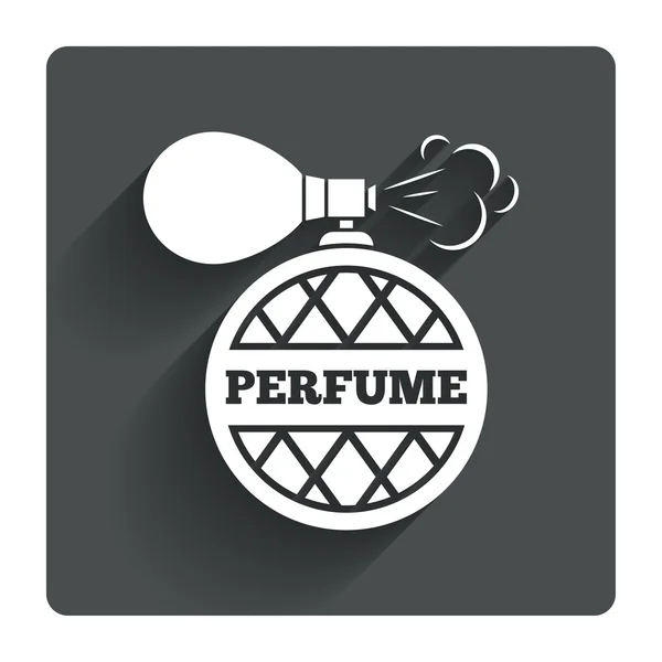 Ikona butelki perfum. — Wektor stockowy