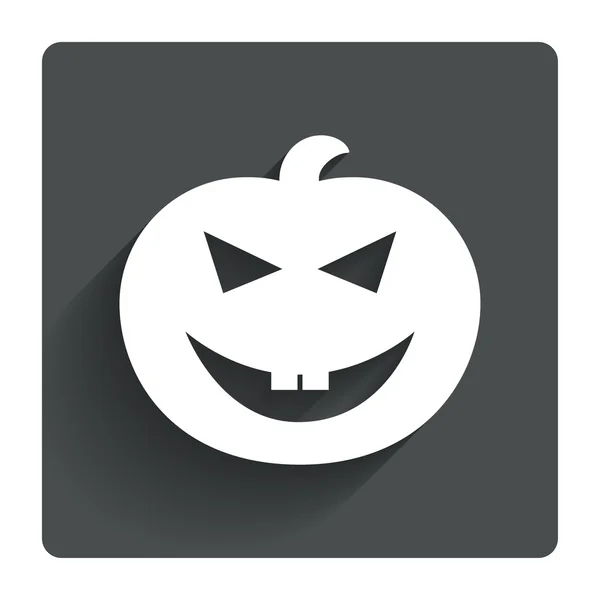 Znak Halloween dynia — Wektor stockowy