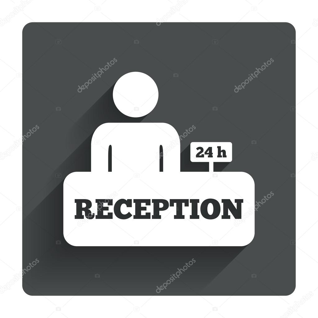 Reception sign
