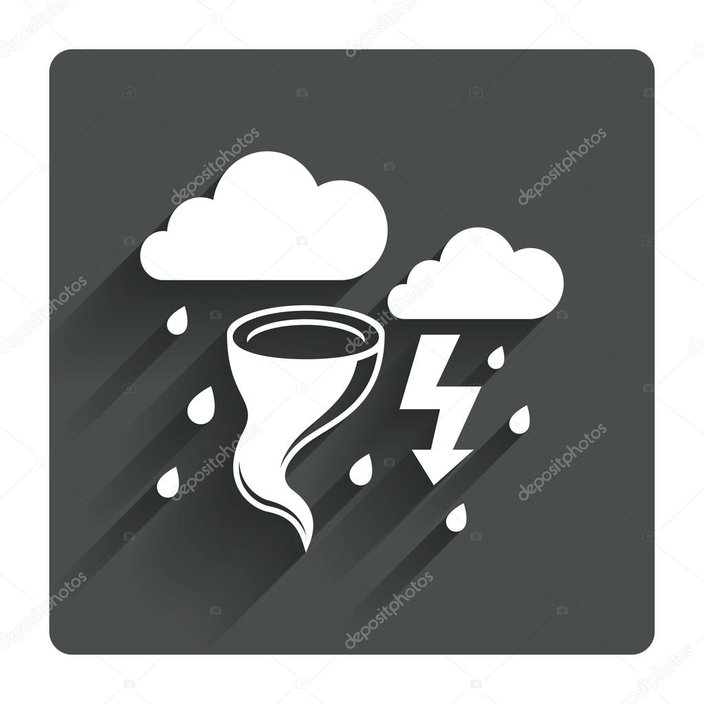 Storm bad weather icon.