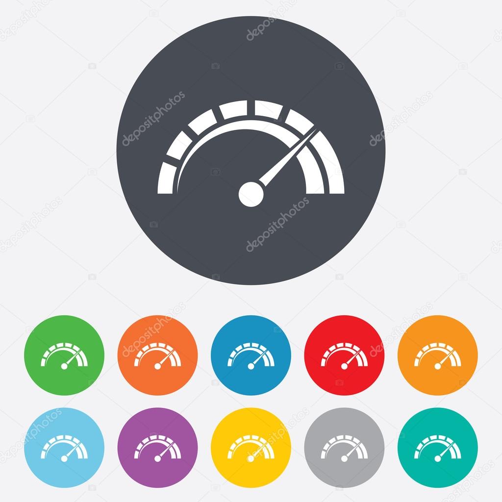 Tachometer icons