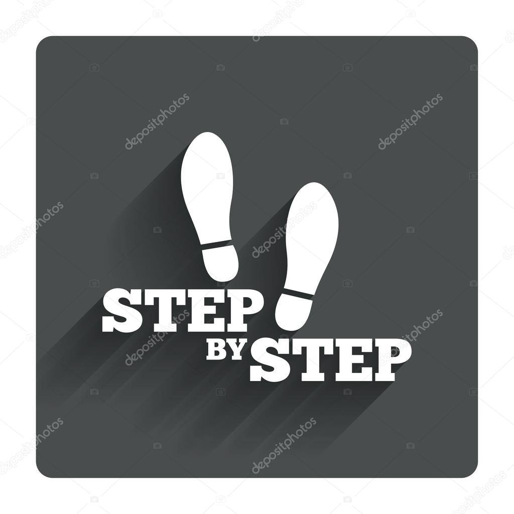 Step by step icon.