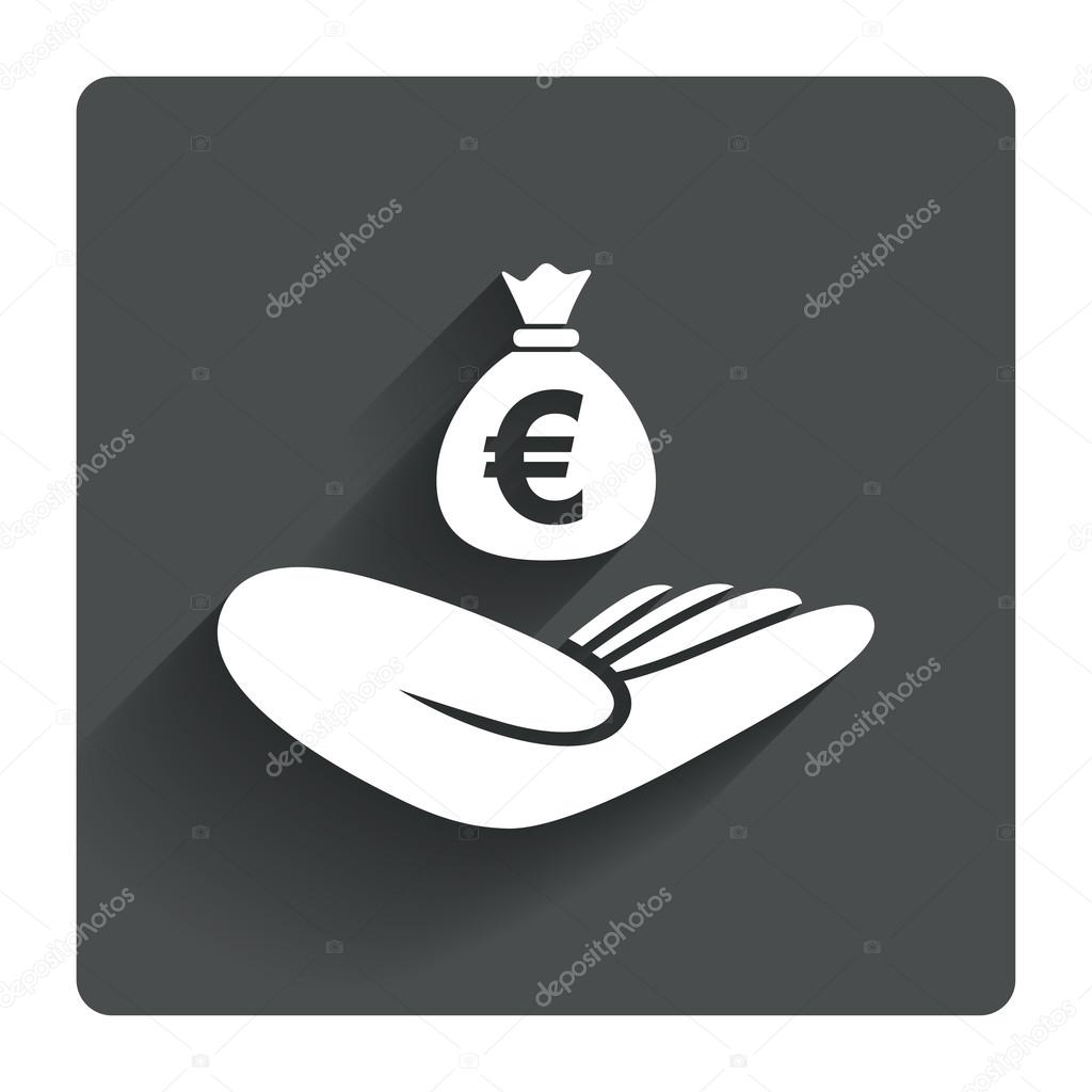 欧元符号中的现金袋 图库矢量图像 C Blankstock 欧元符号中的现金袋 图库矢量图像 C Blankstock