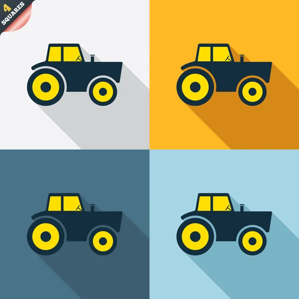 Iconos del tractor — Vector de stock