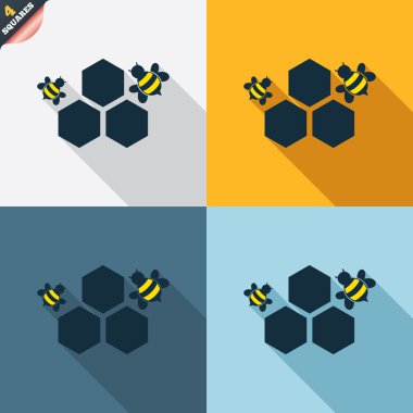 Honeycomb icons clipart
