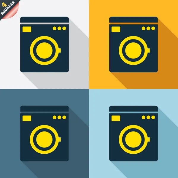 Pračka ikony — Stockový vektor