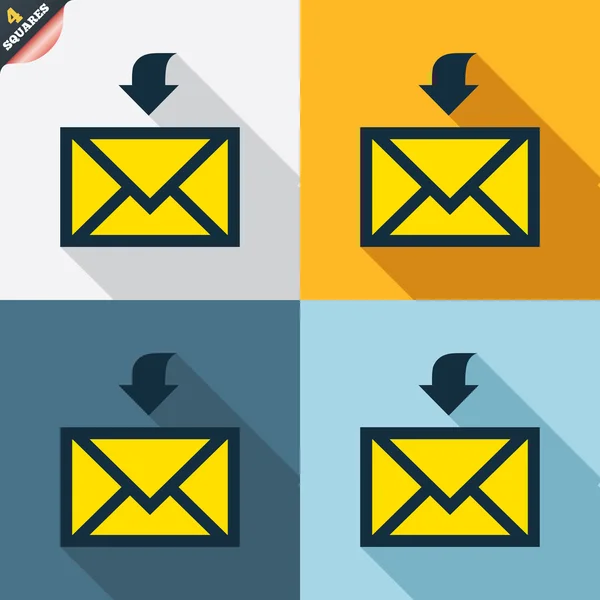 Symboles d'enveloppe — Image vectorielle