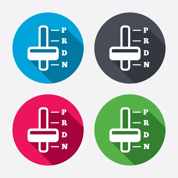 Señales de transmisión automática — Archivo Imágenes Vectoriales