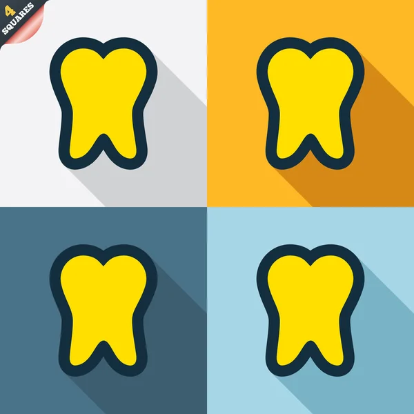 Tooth signs — Stock Vector