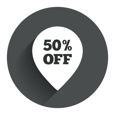 yüzde 50 satış işaretçi